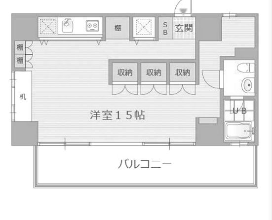 物件○○の間取り図