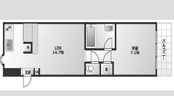 物件○○の間取り図