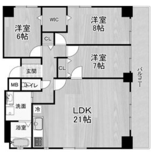 物件○○の間取り図