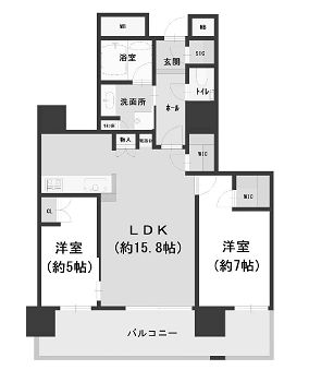 物件○○の間取り図