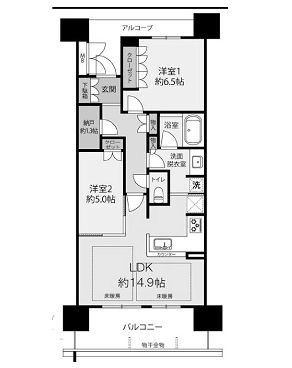 物件○○の間取り図