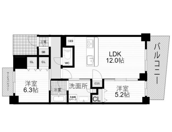 物件○○の間取り図