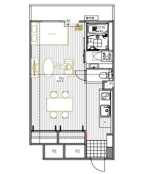 物件○○の間取り図