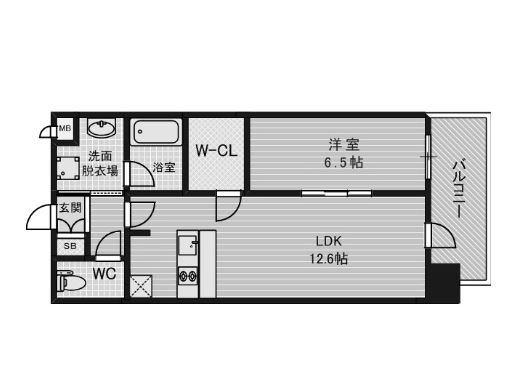 物件○○の間取り図