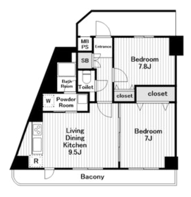 物件○○の間取り図