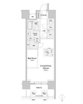 物件○○の間取り図