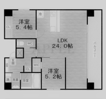 物件○○の間取り図