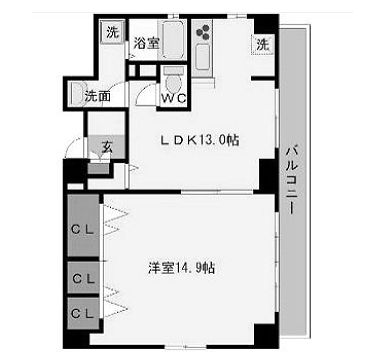 物件○○の間取り図