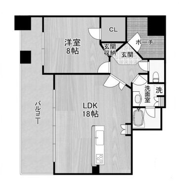 物件○○の間取り図