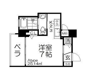 物件○○の間取り図