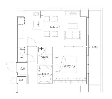 物件○○の間取り図