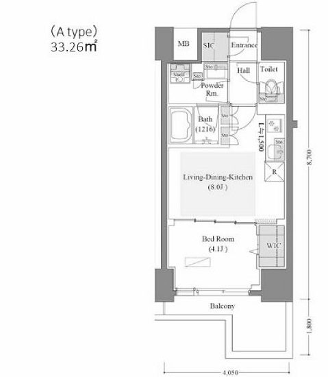 物件○○の間取り図