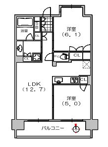 物件○○の間取り図