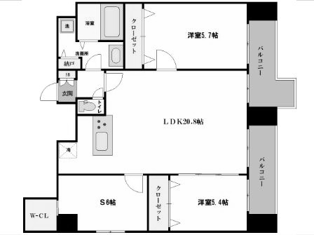 物件○○の間取り図