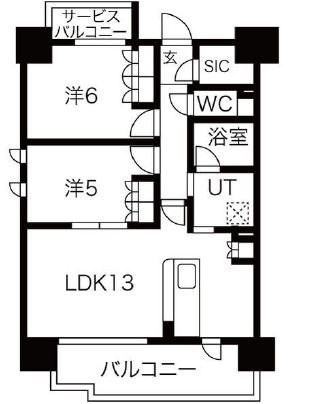 物件○○の間取り図