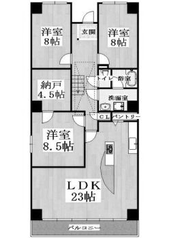 物件○○の間取り図