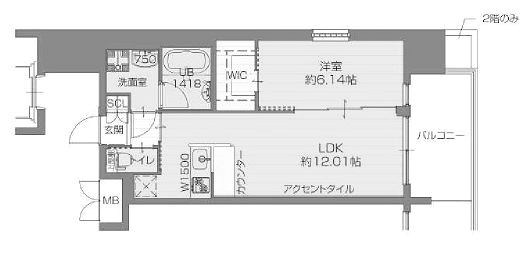 物件○○の間取り図