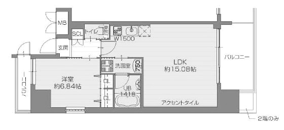 物件○○の間取り図