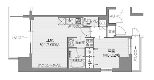 物件○○の間取り図