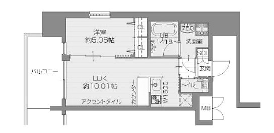 物件○○の間取り図