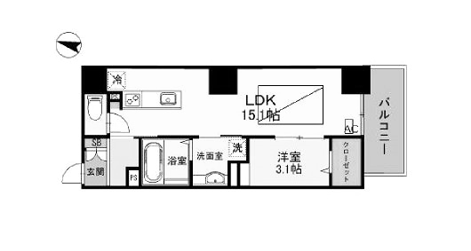 物件○○の間取り図