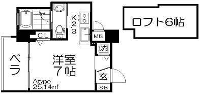 物件○○の間取り図