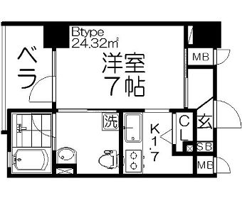 物件○○の間取り図