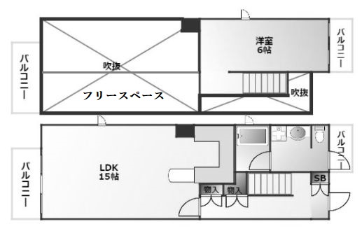 物件○○の間取り図