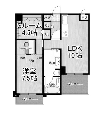 物件○○の間取り図