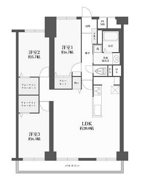 物件○○の間取り図