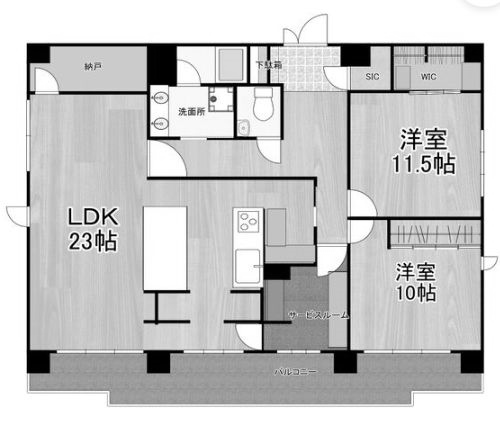 物件○○の間取り図