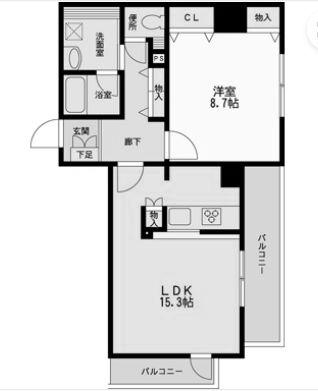 物件○○の間取り図