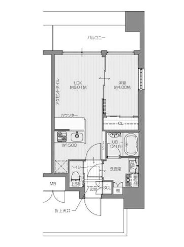 物件○○の間取り図