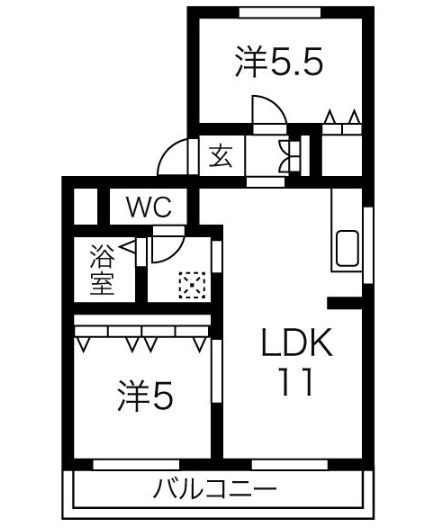 物件○○の間取り図