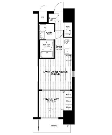 物件○○の間取り図