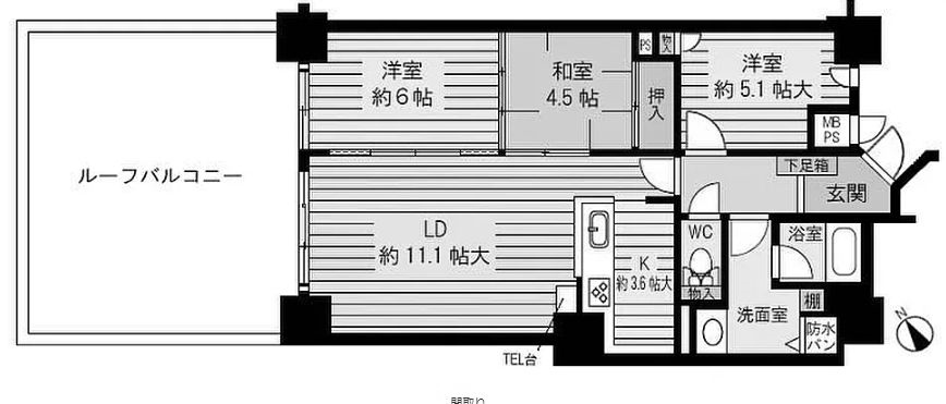 物件○○の間取り図