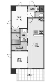 物件○○の間取り図