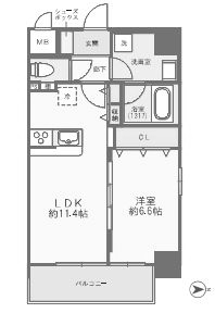 物件○○の間取り図