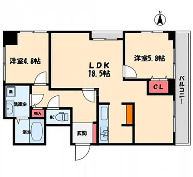 物件○○の間取り図