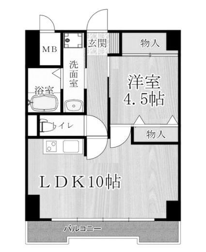 物件○○の間取り図