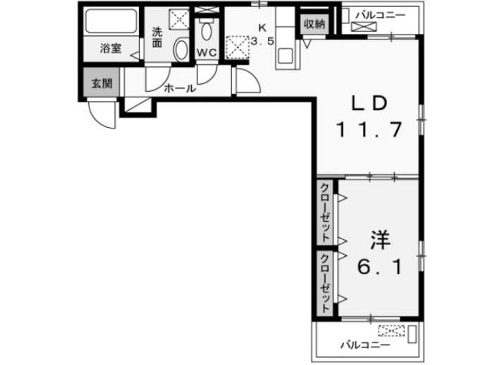 物件○○の間取り図