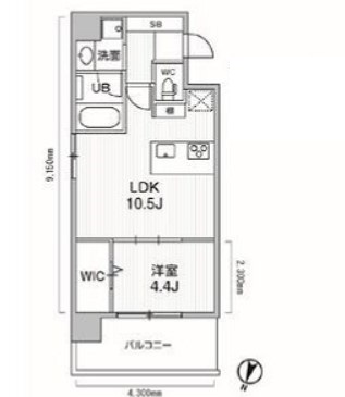 物件○○の間取り図