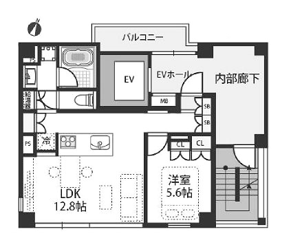 物件○○の間取り図