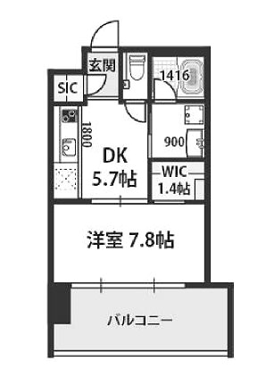 物件○○の間取り図