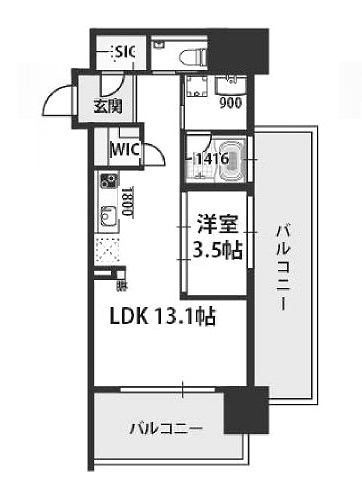 物件○○の間取り図