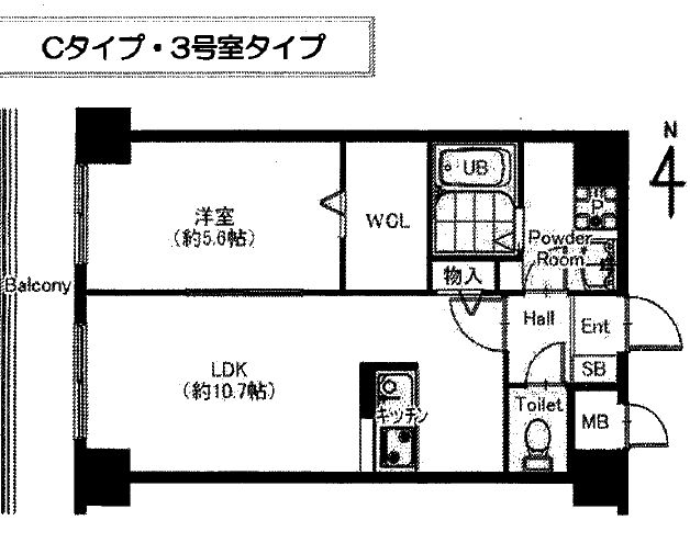 物件○○の間取り図