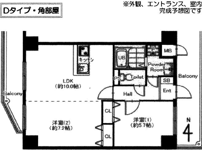 物件○○の間取り図