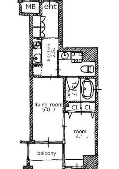 物件○○の間取り図