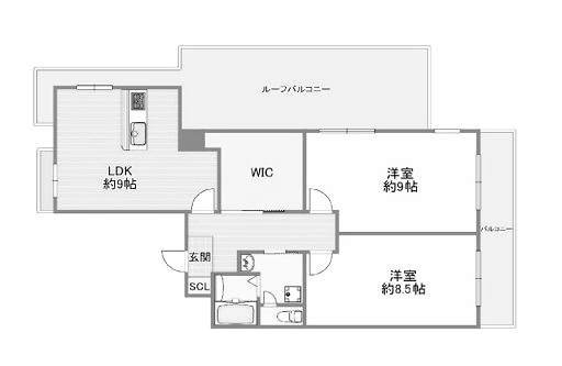 物件○○の間取り図