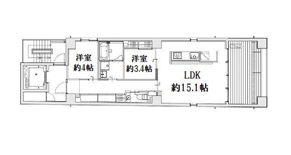 物件○○の間取り図